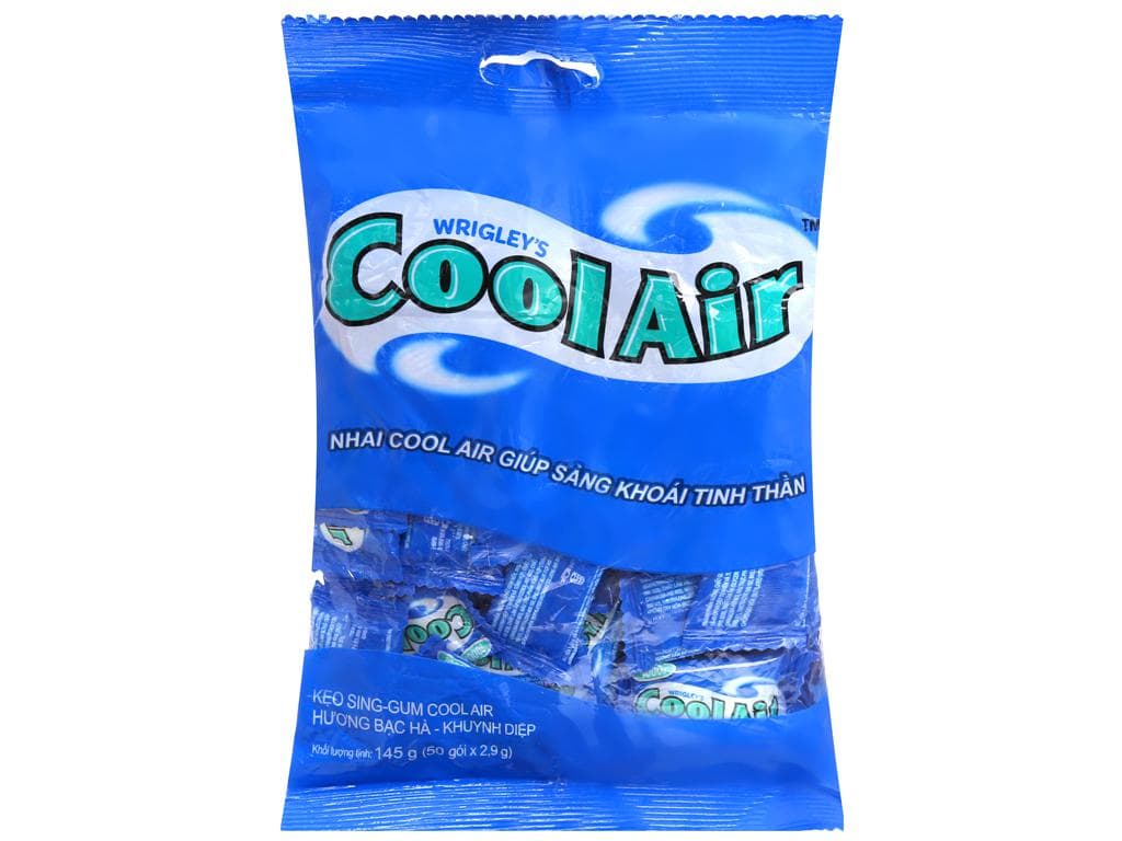 Cool Air Eucalyptus Mint Chewing Gum 145g - Image 1