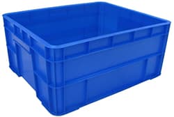 B8 Industrial Blue Heavy-Duty PP Plastic Storage Container Box (520x424x220mm) - Image 1