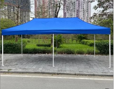 3m x 6m (18m²) Heavy-Duty Pop-Up Event Canopy Gazebo Tent with Steel Frame (Waterproof Polyester Roof / 3.15m Peak / Commercial Gazebo) - Image 1